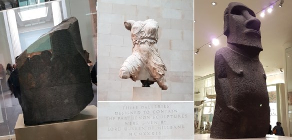 Brit.Mus. Rosetta Stone+Parthenon+EasterIs.